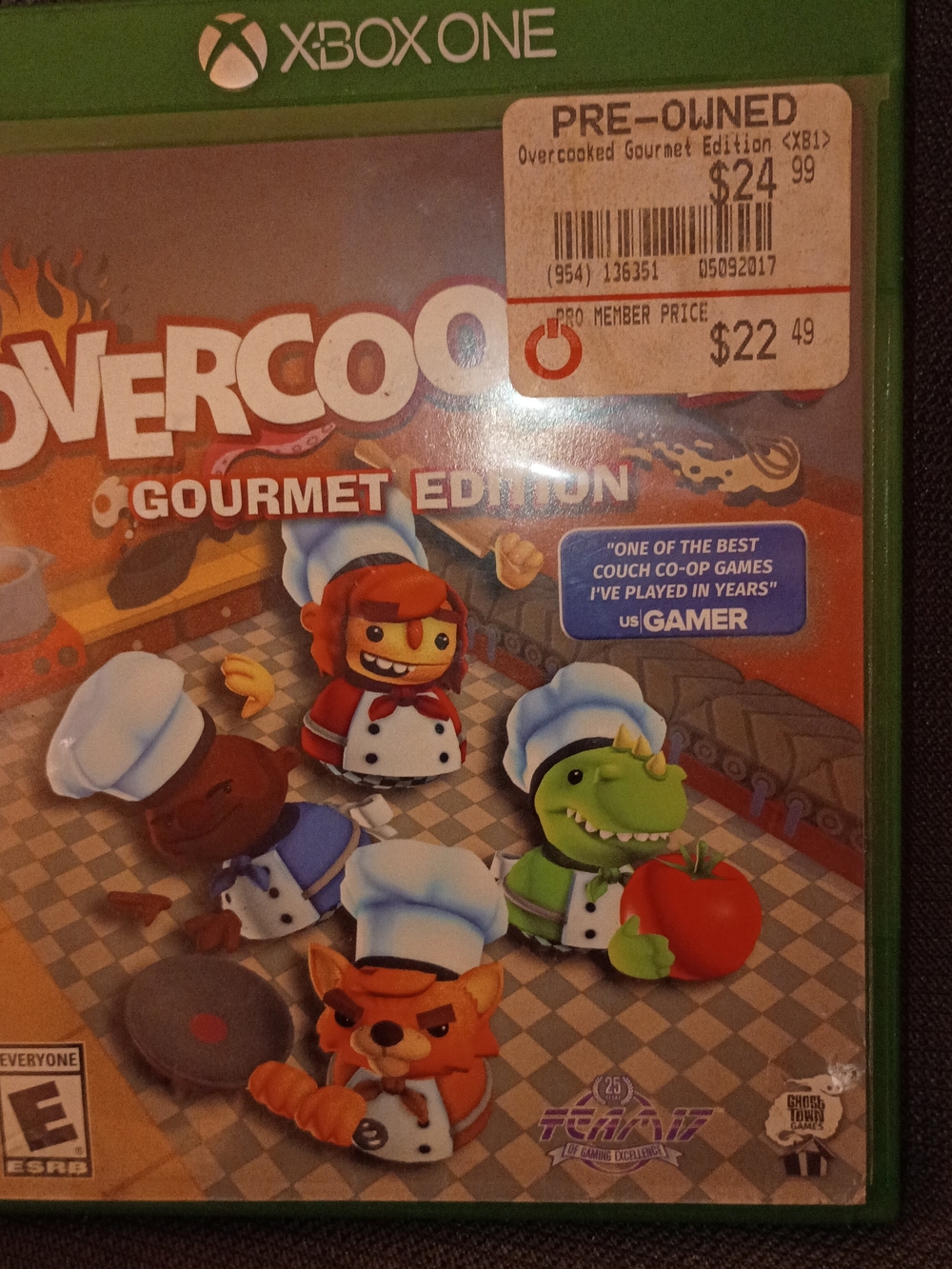 Xbox One Overcooked! Gourmet Edition Game